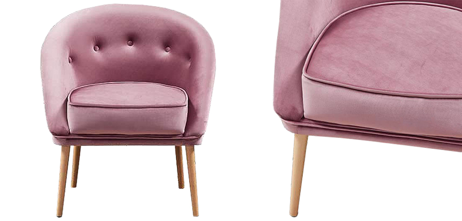 Кресло Gwyn Chair pink Кресло Gwyn Chair pink - Loft-Concept в Рязани