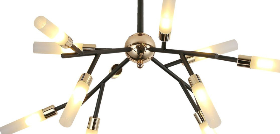 Люстра White Tube Valley Arredoluce Chandelier 12 Люстра White Tube Valley Arredoluce Chandelier 12 - Loft-Concept в Рязани
