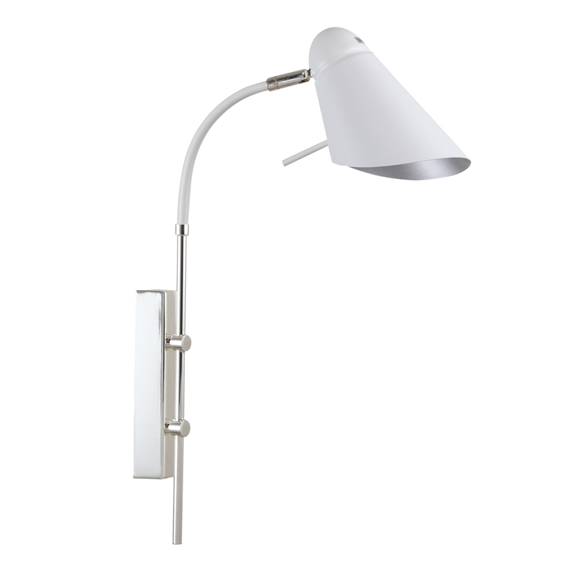 Бра Silvi Sconce Серебряный Белый Бра Silvi Sconce Серебряный Белый в Рязани | Loft Concept