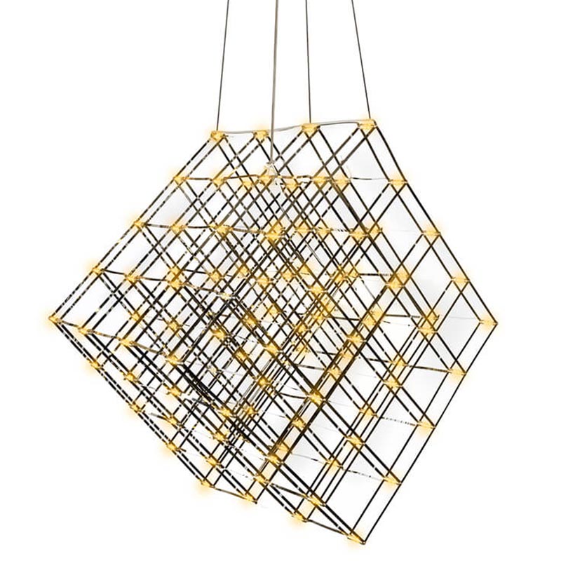 Люстра Moooi Tesseract Yellow lamp L Хром в Рязани | Loft Concept 