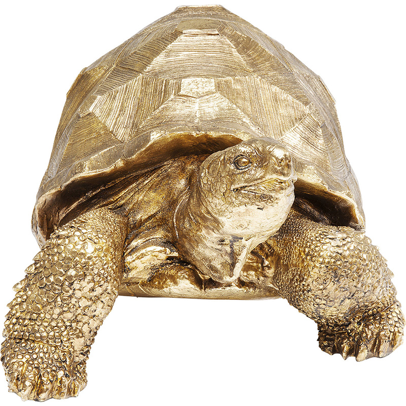 Статуэтка Golden Land Turtle Золотой Статуэтка Golden Land Turtle Золотой в Рязани | Loft Concept