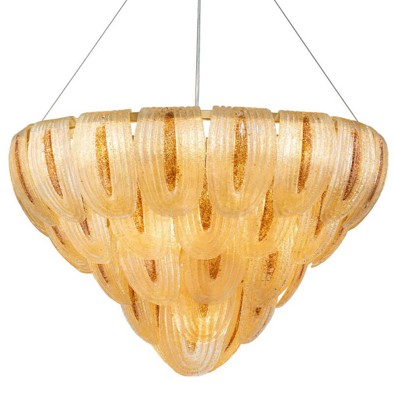 Люстра Drooping Leaves Chandelier 100 Золотой Люстра Drooping Leaves Chandelier 100 Золотой в Рязани | Loft Concept