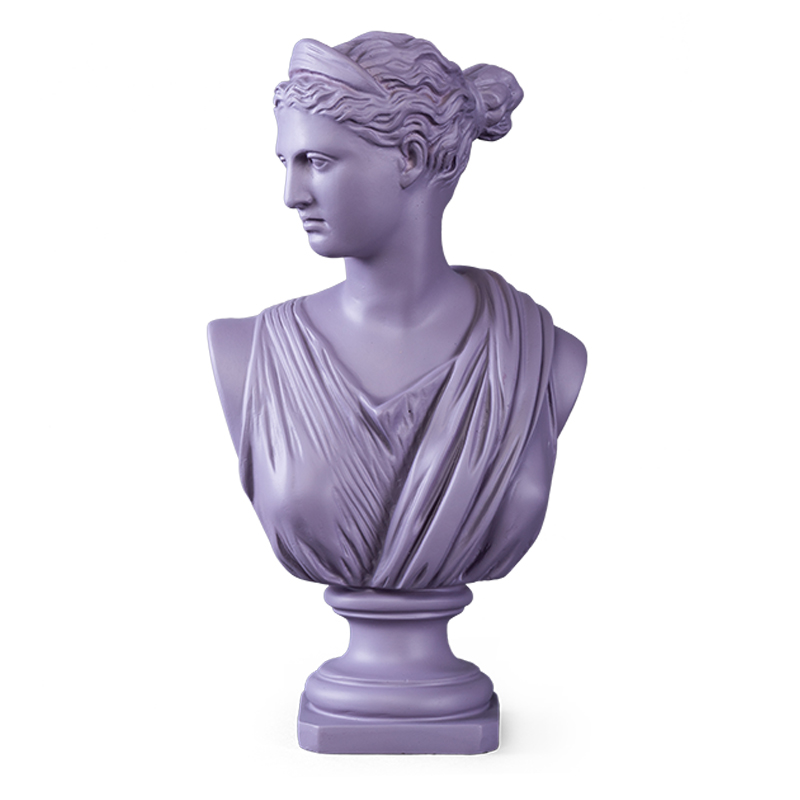 Статуэтка Athena Purple Сиреневый Статуэтка Athena Purple Сиреневый в Рязани | Loft Concept