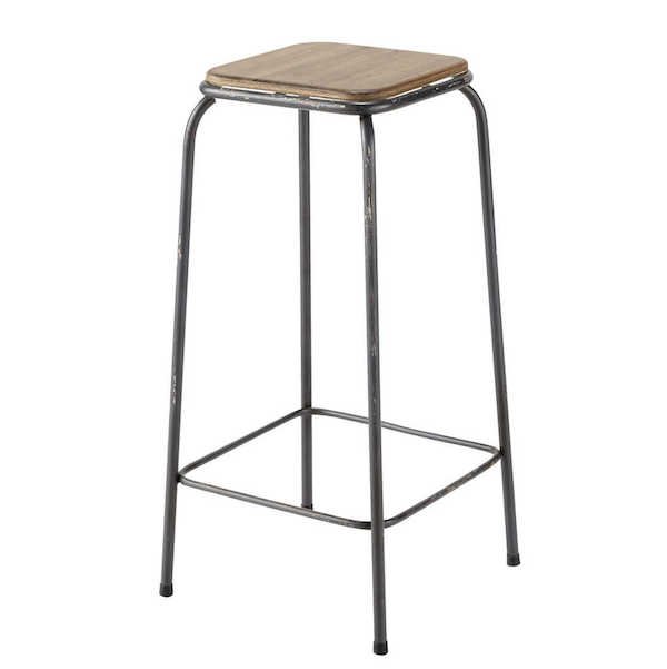 Барный стул Industrial Metal Rust Kraft Barstool Коричневый Сталь Барный стул Industrial Metal Rust Kraft Barstool Коричневый Сталь в Рязани | Loft Concept