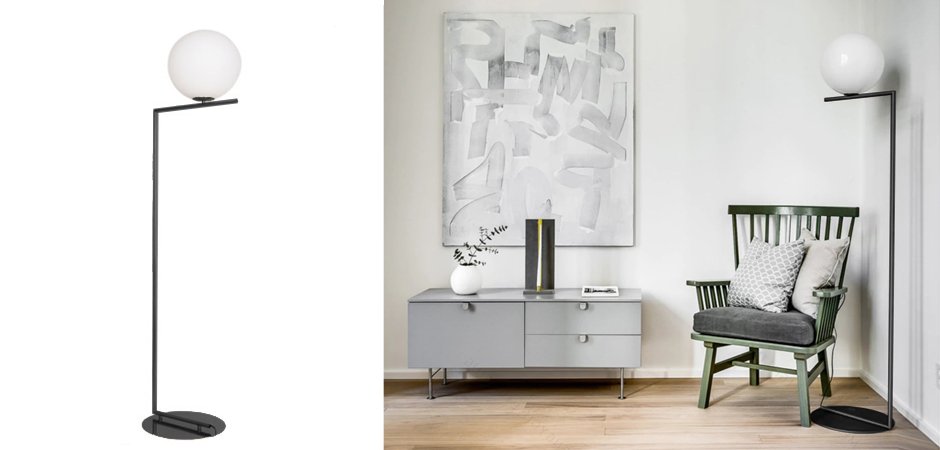 Торшер Flos IC Lights F Black Торшер Flos IC Lights F Black - Loft-Concept в Рязани