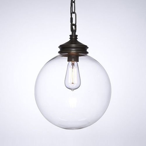 Подвесной светильник Loft Glass Sphere Искусственная бурая ржавчина Черный Подвесной светильник Loft Glass Sphere Искусственная бурая ржавчина Черный в Рязани | Loft Concept