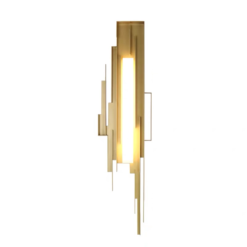 Бра Flowing Metal Sconce Золотой Бра Flowing Metal Sconce Золотой в Рязани | Loft Concept