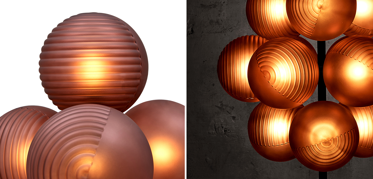 Настольная лампа с круглыми плафонами Syridine Lamp - фото