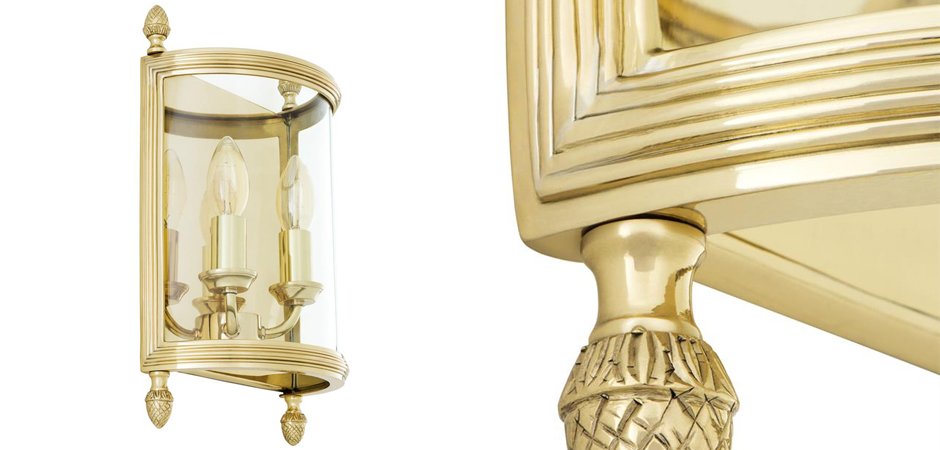 Бра Wall Lamp Lennon S Brass - Loft-Concept в Рязани