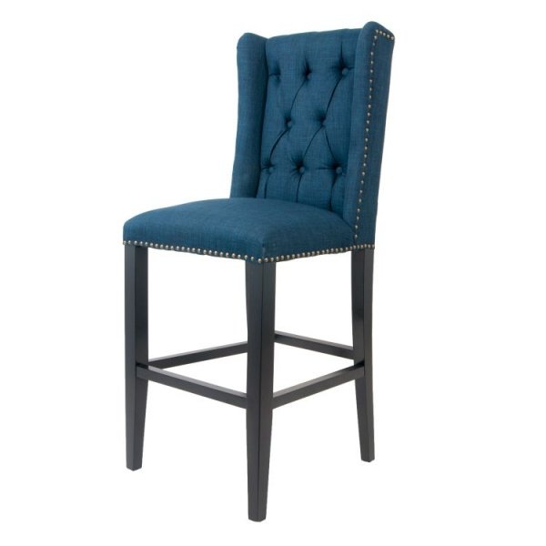 Стул French chairs Provence Barton Blue Chair Черный Синий в Рязани | Loft Concept 