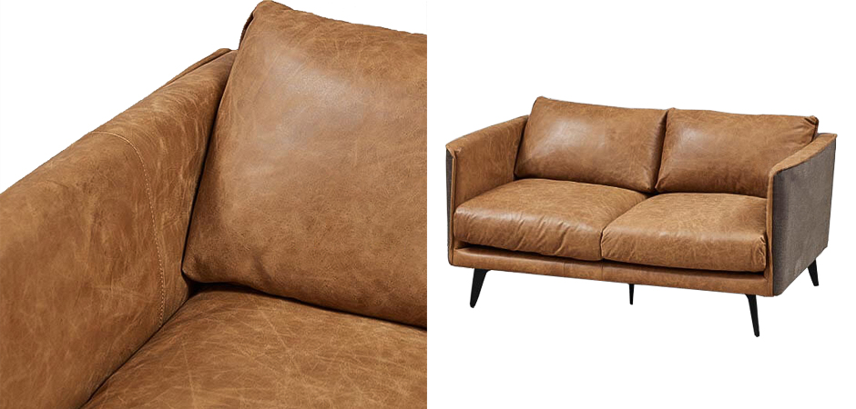 Диван Caramel Leather Sofa Диван Caramel Leather Sofa - Loft-Concept в Рязани