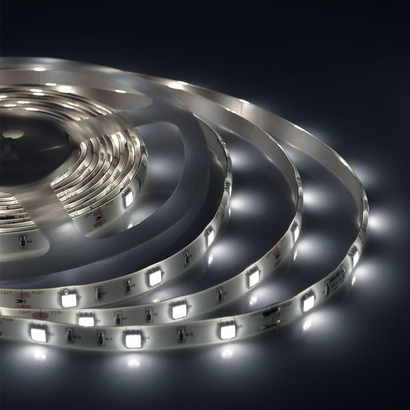 Светодиодная влагозащищенная лента 7,2W/m 30LED/m 5050SMD холодный белый 5M Белый Светодиодная влагозащищенная лента 7,2W/m 30LED/m 5050SMD холодный белый 5M Белый в Рязани | Loft Concept