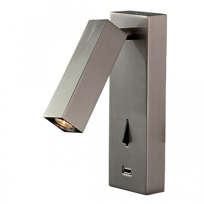Бра Chelsom WALL LED DOCK Silver USB Хром Бра Chelsom WALL LED DOCK Silver USB Хром в Рязани | Loft Concept