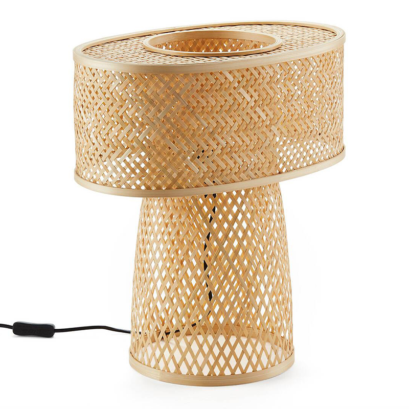 Настольная лампа Maren Wicker Table lamp Бежевый Настольная лампа Maren Wicker Table lamp Бежевый в Рязани | Loft Concept