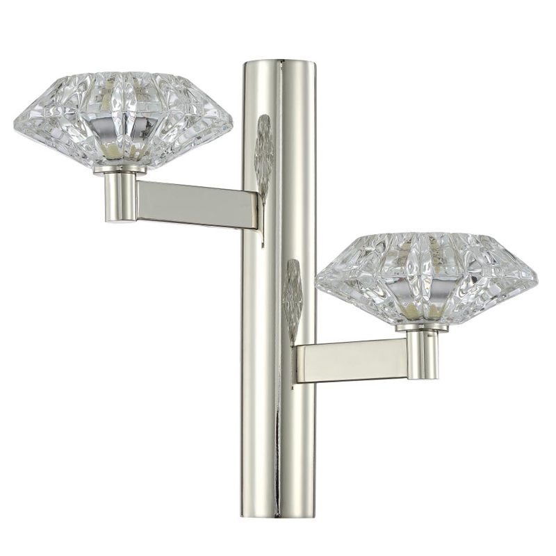 Бра Yerker Sconce nickel Никель Прозрачный Бра Yerker Sconce nickel Никель Прозрачный в Рязани | Loft Concept