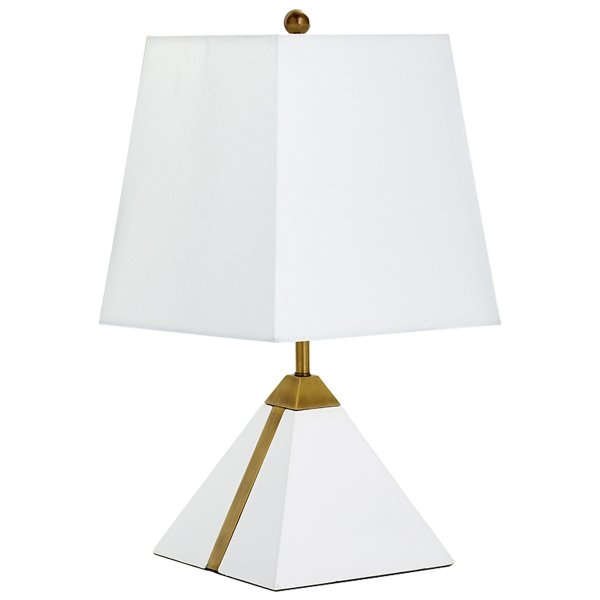 Настольная лампа Cyan Design Giza Table Lamp Белый Настольная лампа Cyan Design Giza Table Lamp Белый в Рязани | Loft Concept