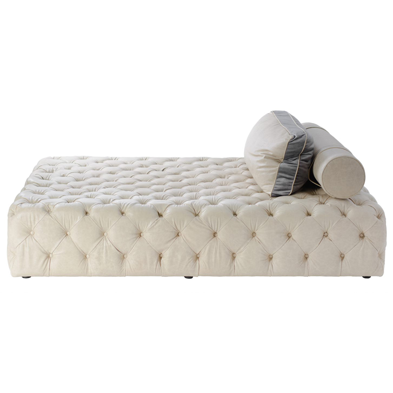 Кушетка Chinzi Lounge Sofa milky Молочный Кушетка Chinzi Lounge Sofa milky Молочный в Рязани | Loft Concept