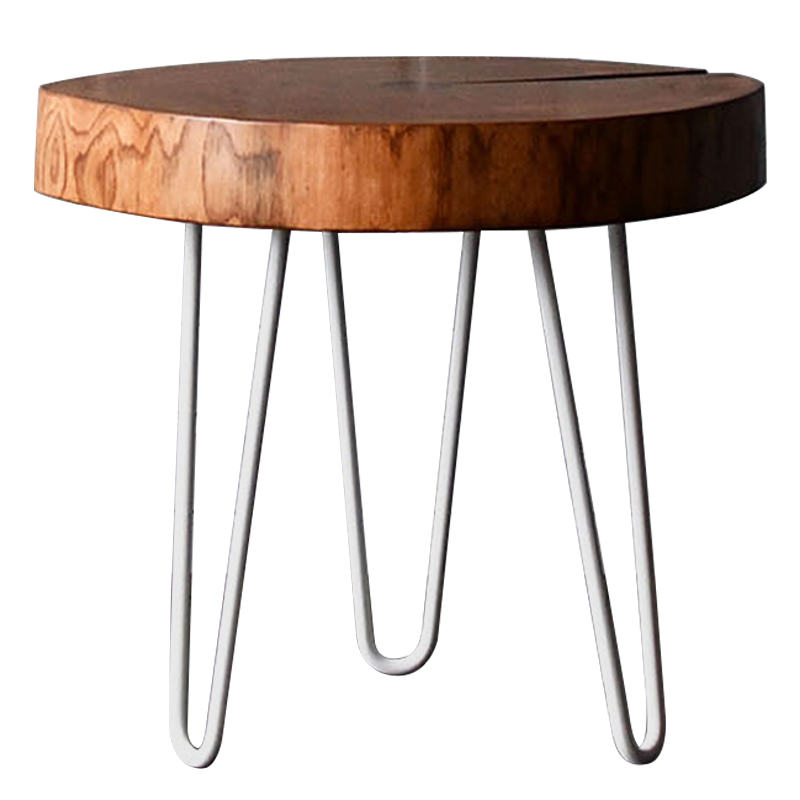 Кофейный стол Jevon Industrial Metal Rust Coffee Table Коричневый Белый Кофейный стол Jevon Industrial Metal Rust Coffee Table Коричневый Белый в Рязани | Loft Concept