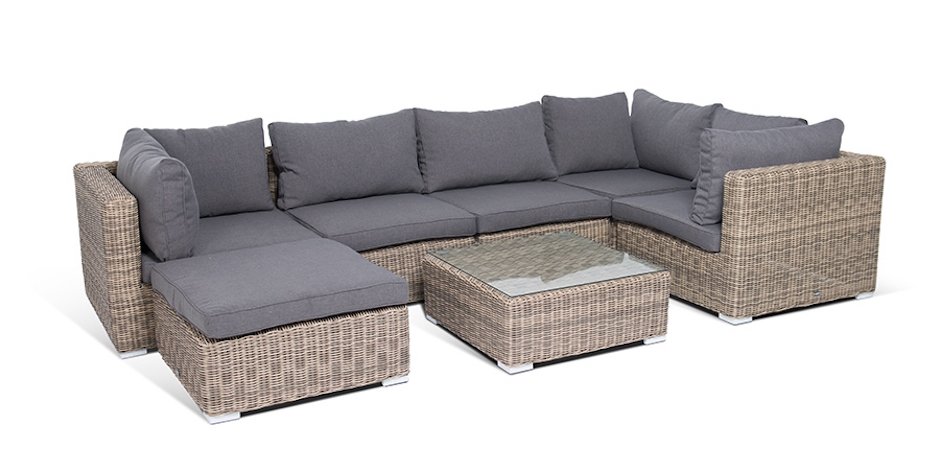 Стол кофейный Rottan Grey Стол кофейный Rottan Grey - Loft-Concept в Рязани