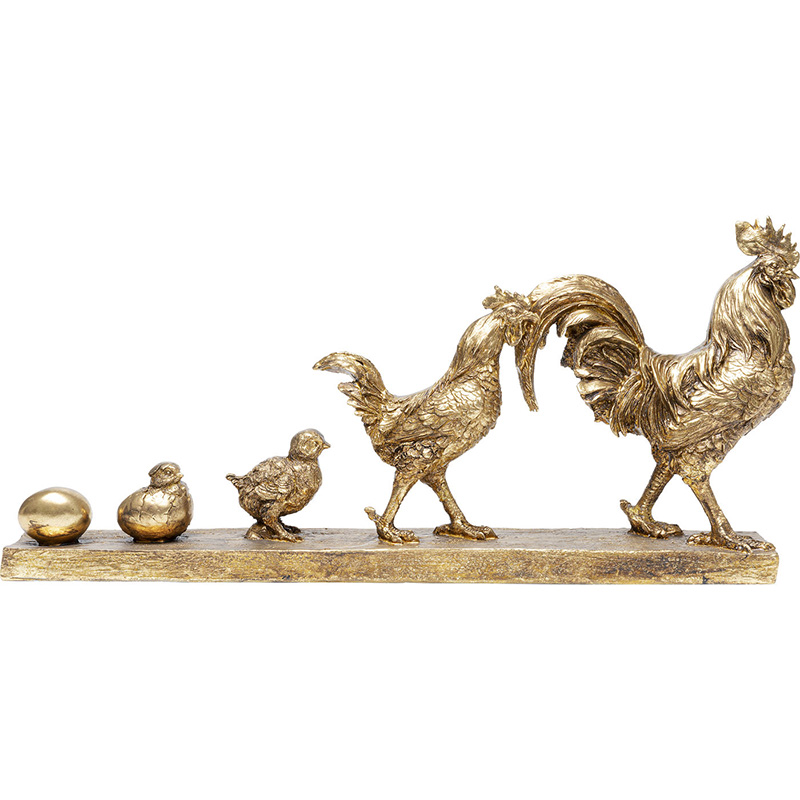 Статуэтка Chicken Evolution Золотой Статуэтка Chicken Evolution Золотой в Рязани | Loft Concept