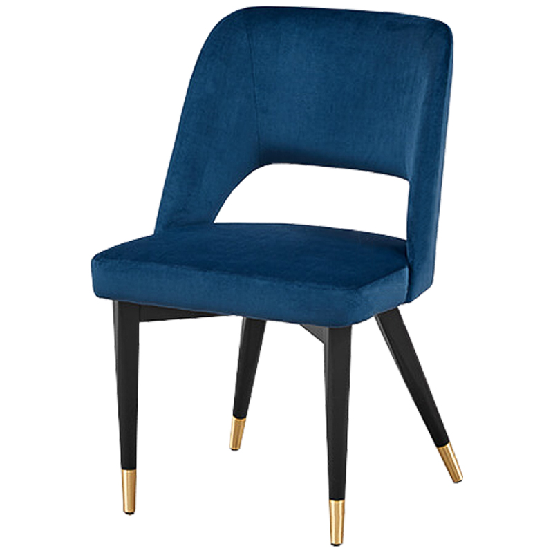 Стул Neasan Stool blue Черный Синий Латунь Стул Neasan Stool blue Черный Синий Латунь в Рязани | Loft Concept