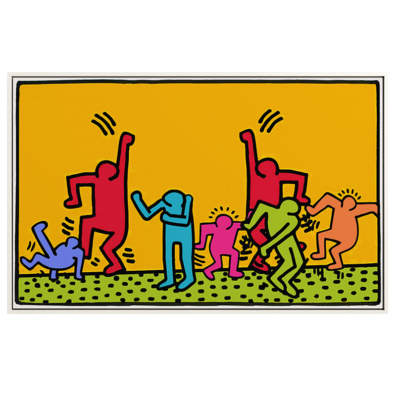 Постер Keith Haring 6 Мульти Постер Keith Haring 6 Мульти в Рязани | Loft Concept