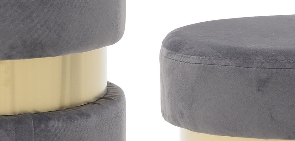 Пуф Golden Belt Gray Пуф Golden Belt Gray - Loft-Concept в Рязани