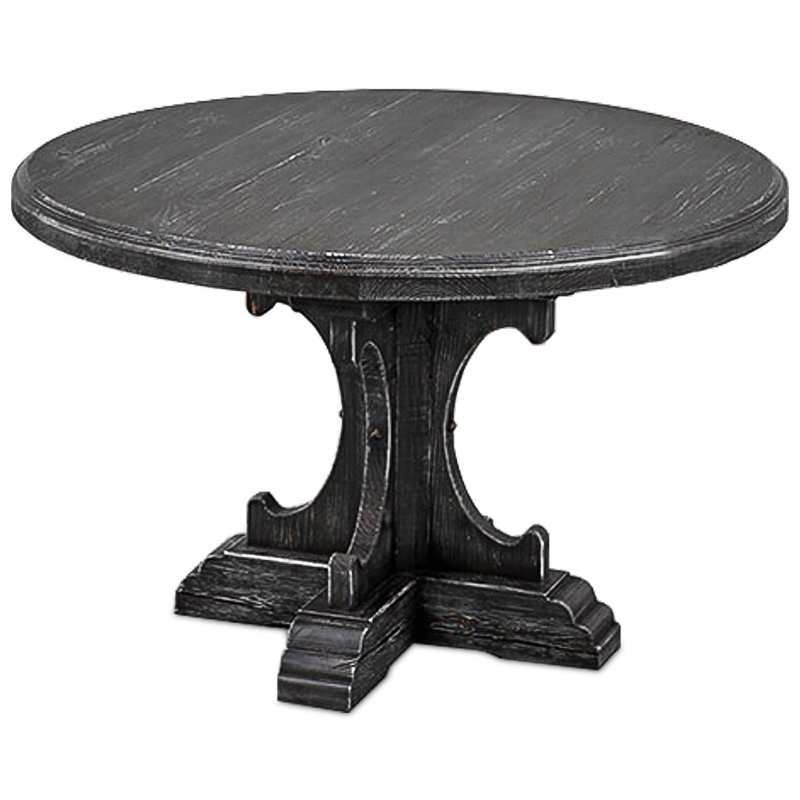 Обеденный стол Aegeon Dinner Table Винтажный черный Обеденный стол Aegeon Dinner Table Винтажный черный в Рязани | Loft Concept