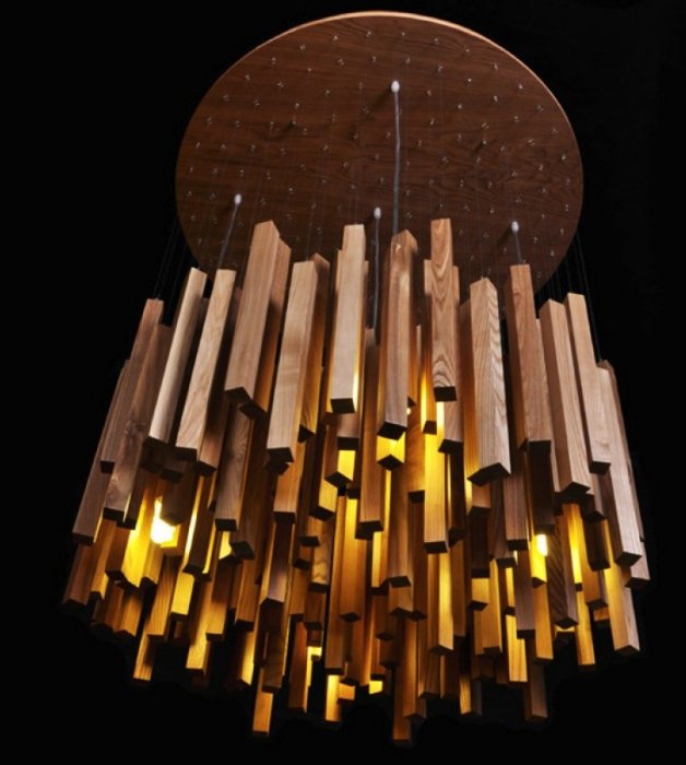 Люстра Wooden September Rain Люстра Wooden September Rain в Рязани | Loft Concept