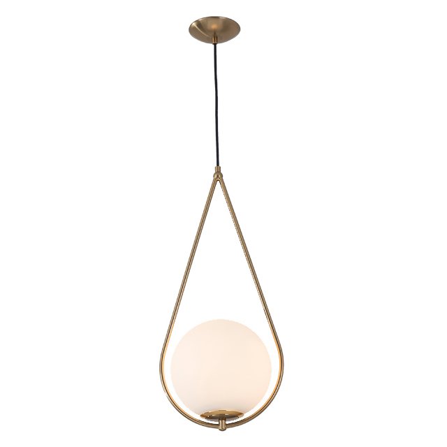 Люстра CORDA PENDANT LAMP Черный Латунь Белый Люстра CORDA PENDANT LAMP Черный Латунь Белый в Рязани | Loft Concept