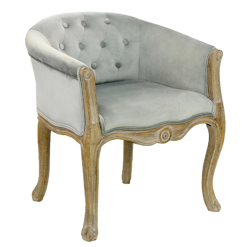Кресло French Provence Armchair Roderic light blue Голубой Кресло French Provence Armchair Roderic light blue Голубой в Рязани | Loft Concept