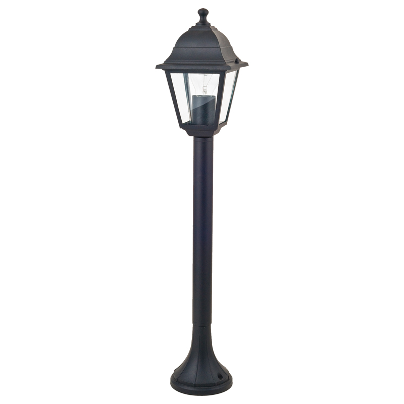 Уличный светильник Lebran Street lamp Черный Прозрачное Стекло Уличный светильник Lebran Street lamp Черный Прозрачное Стекло в Рязани | Loft Concept