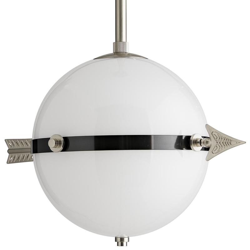 Люстра Arteriors CELESTIAL PENDANT Белый Черный Серебряный Люстра Arteriors CELESTIAL PENDANT Белый Черный Серебряный в Рязани | Loft Concept