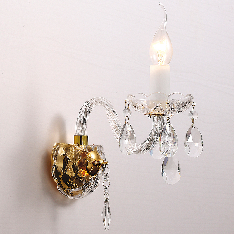 Бра Melisa Sconce One Глянцевое золото Прозрачный Бра Melisa Sconce One Глянцевое золото Прозрачный в Рязани | Loft Concept