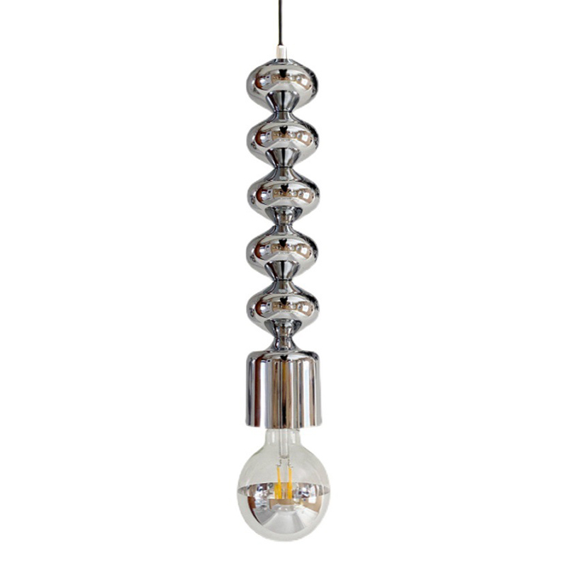 Подвесной светильник металлический хром Spherical Beads Chrome Хром в Рязани | Loft Concept 