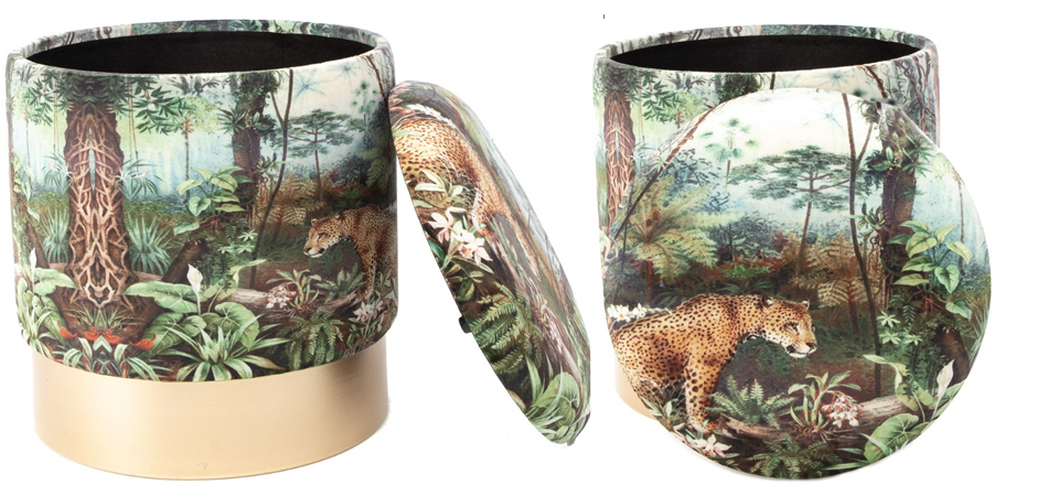 Пуф PUF Jungle Print lynx small Пуф PUF Jungle Print lynx small - Loft-Concept в Рязани
