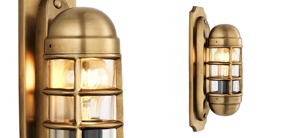 Бра Eichholtz Wall Lamp Le Caprice Brass - Loft-Concept в Рязани
