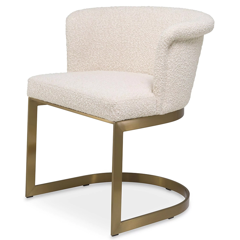 Стул Eichholtz Dining Chair Bofinger Латунь Молочный Стул Eichholtz Dining Chair Bofinger Латунь Молочный в Рязани | Loft Concept