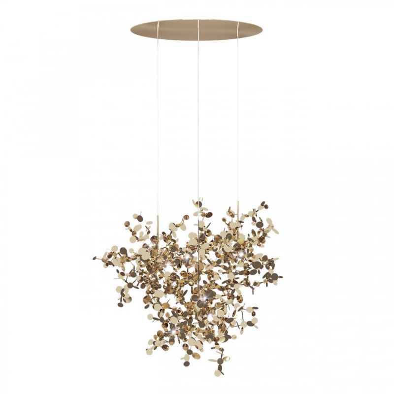 Люстра Terzani Argent Suspension Gold Pendant lamp диаметр 85 Золотой Люстра Terzani Argent Suspension Gold Pendant lamp диаметр 85 Золотой в Рязани | Loft Concept