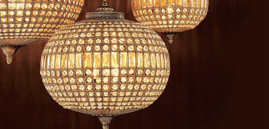 Люстра Chandelier Kasbah Oval M Brass Люстра Chandelier Kasbah Oval M Brass - Loft-Concept в Рязани