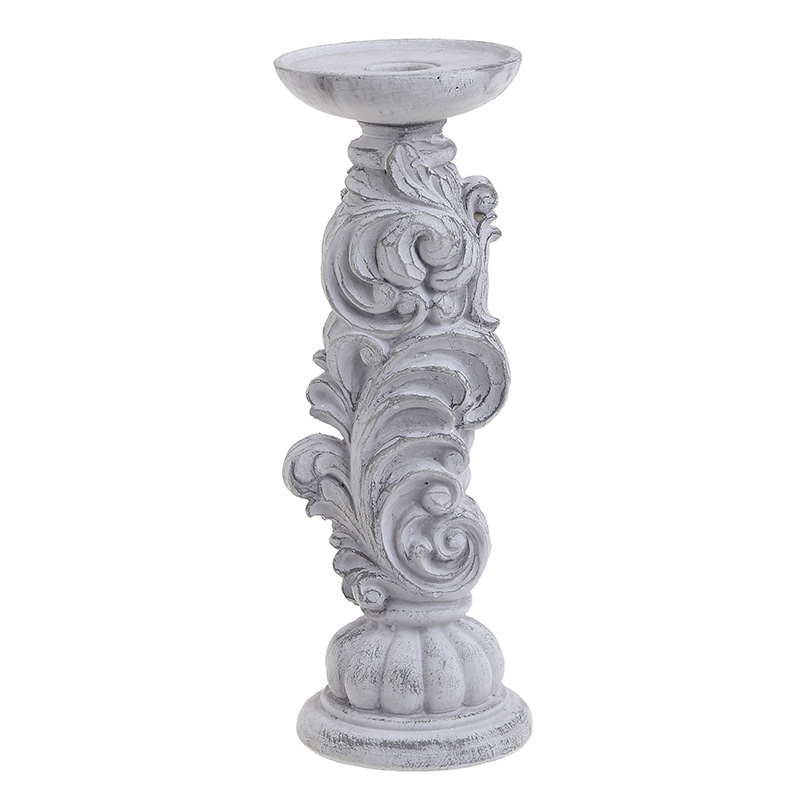 Подсвечник Pattern Candlestick Серый Подсвечник Pattern Candlestick Серый в Рязани | Loft Concept