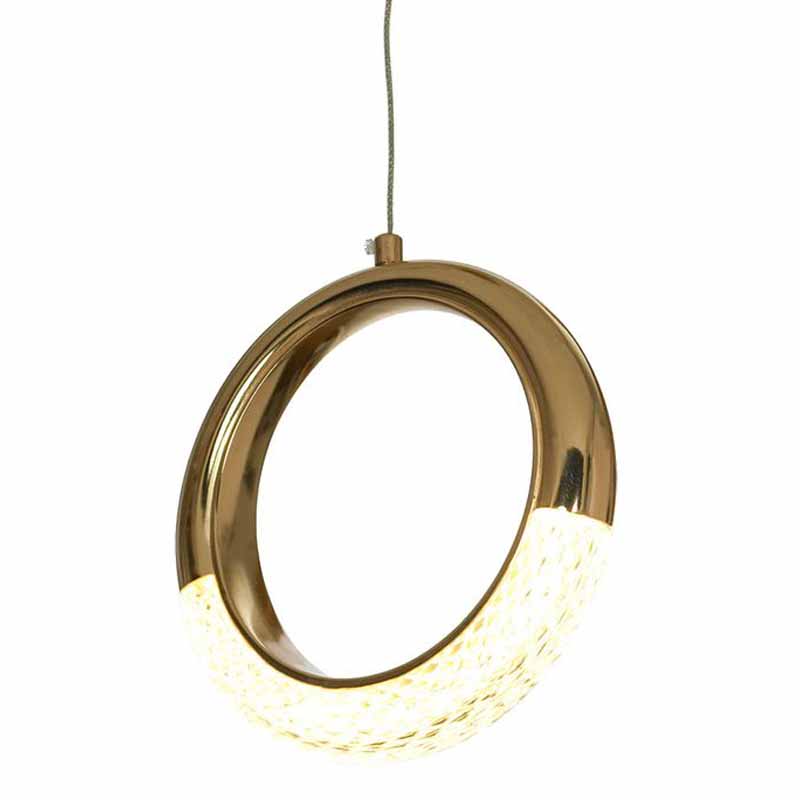 Подвесной светильник Jeziel Ring Hanging lamp Глянцевое золото Подвесной светильник Jeziel Ring Hanging lamp Глянцевое золото в Рязани | Loft Concept