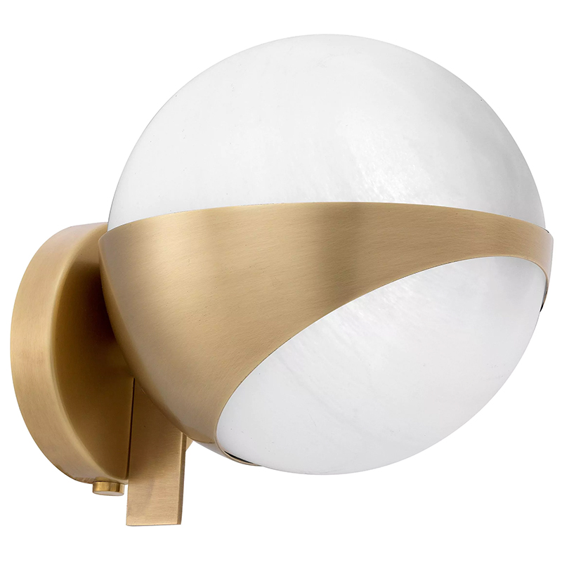 Бра Eichholtz Wall Lamp Wilson Латунь Белый Бра Eichholtz Wall Lamp Wilson Латунь Белый в Рязани | Loft Concept
