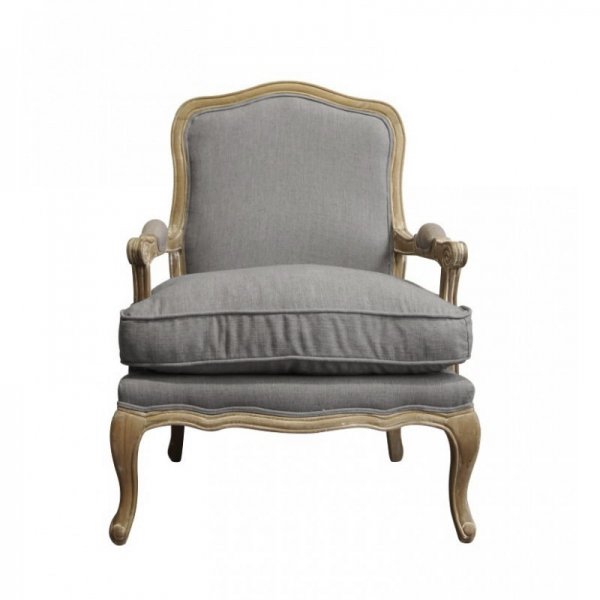 Кресло French Provence ArmChair Shebbi Grey Кресло French Provence ArmChair Shebbi Grey в Рязани | Loft Concept