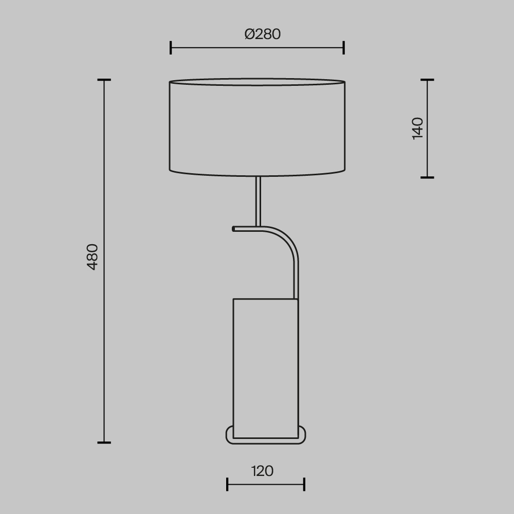 Настольный светильник Glamping Е14x2 в Рязани