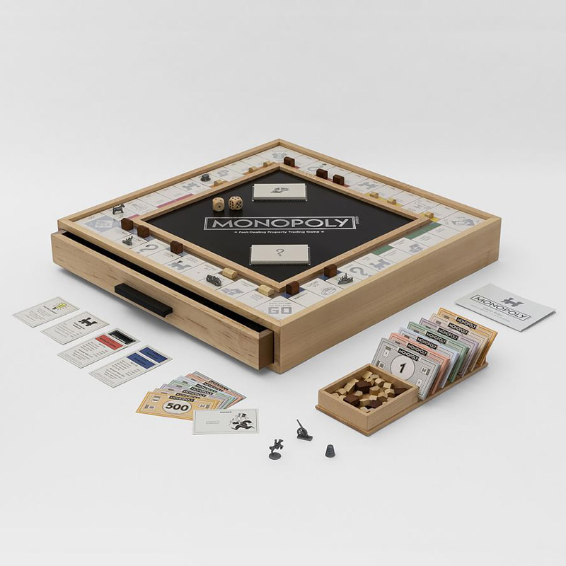 Настольная Игра "Монополия" Luxury Edition Бежевый Темно-синий Настольная Игра "Монополия" Luxury Edition Бежевый Темно-синий в Рязани | Loft Concept