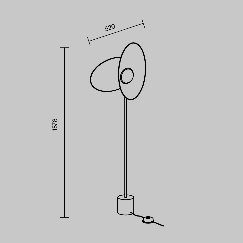 Напольный светильник Evolution 3000К 12Вт в Рязани