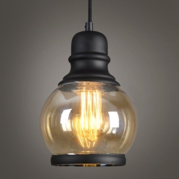 Подвесной светильник Loft Smoke Glass Pendant #2 Черный Подвесной светильник Loft Smoke Glass Pendant #2 Черный в Рязани | Loft Concept
