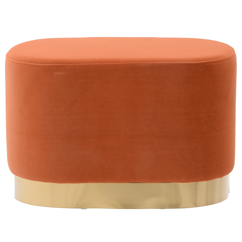 Пуф Juicy Orange Pouf Оранжевый Глянцевое золото Пуф Juicy Orange Pouf Оранжевый Глянцевое золото в Рязани | Loft Concept