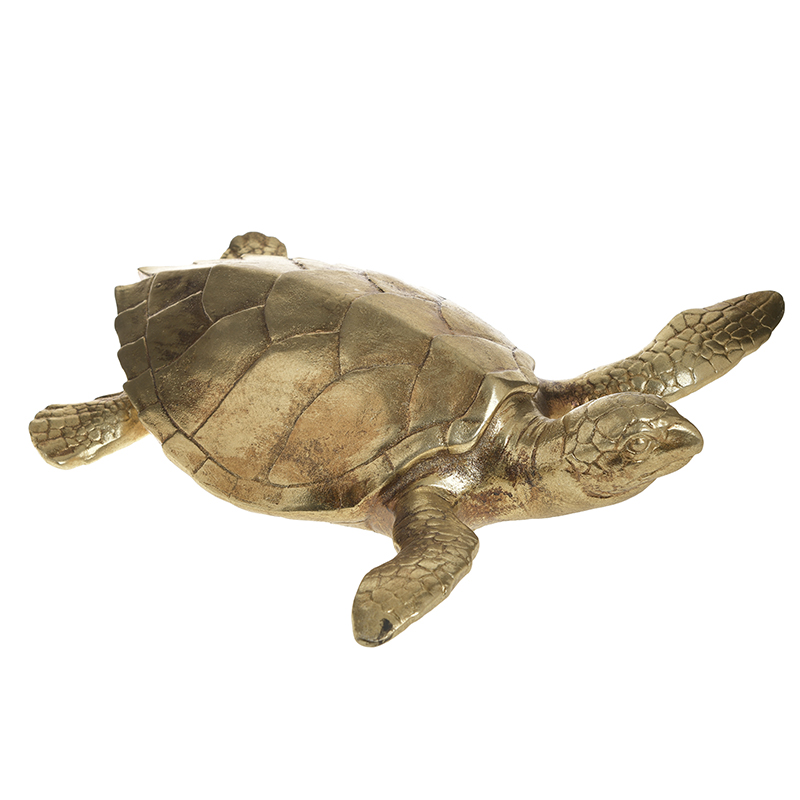 Статуэтка Sea Golden Turtle Золотой Статуэтка Sea Golden Turtle Золотой в Рязани | Loft Concept